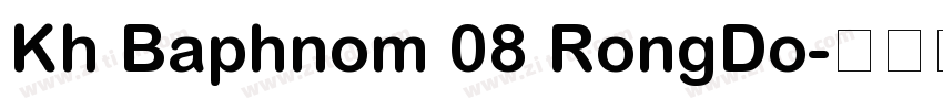 Kh Baphnom 08 RongDo字体转换